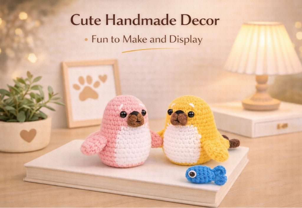 Seal Crochet Kit for Beginners, 2 Pack with Video Tutorial – TIKA