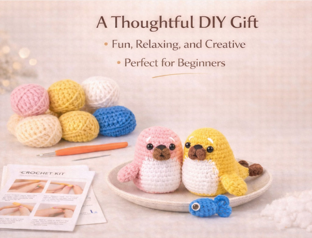 Seal Crochet Kit for Beginners, 2 Pack with Video Tutorial – TIKA