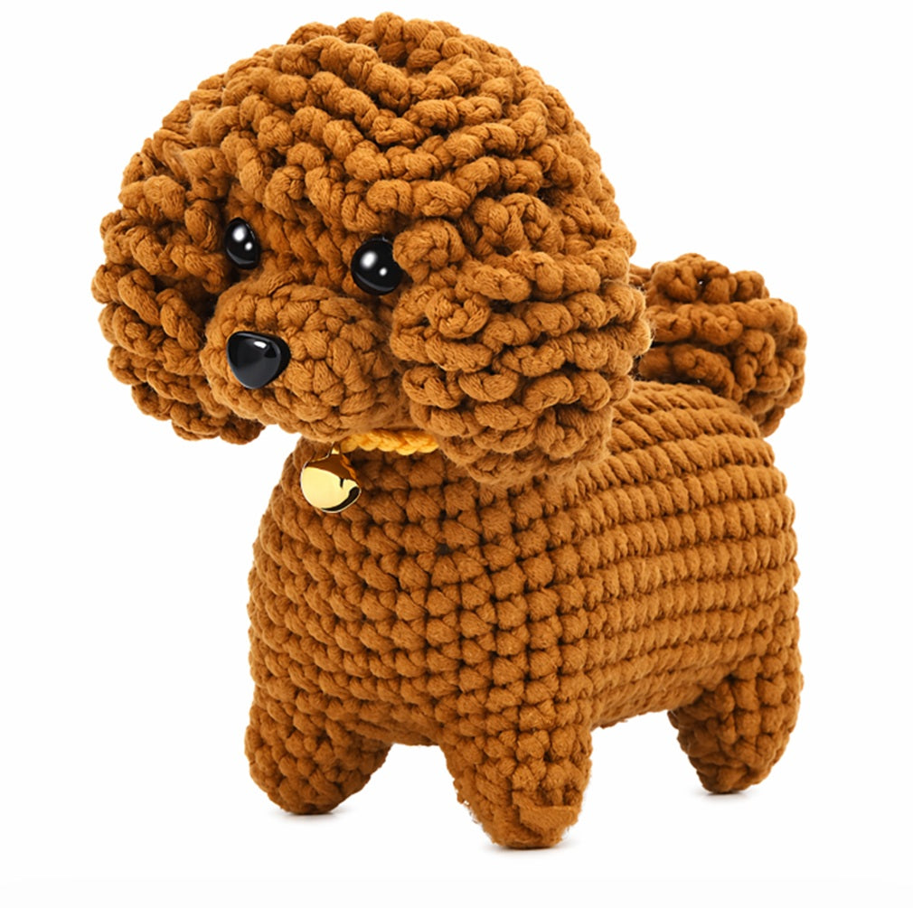 Teddy Puppy Crochet Kit for Beginners with Video Tutorial – TIKA