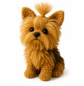 Yorkie Dog Crochet Kit for Beginners, Yorkshire Terrier Amigurumi – TIKA