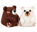 Polar & Brown Bear Crochet Kit for Beginners with Video – TIKA