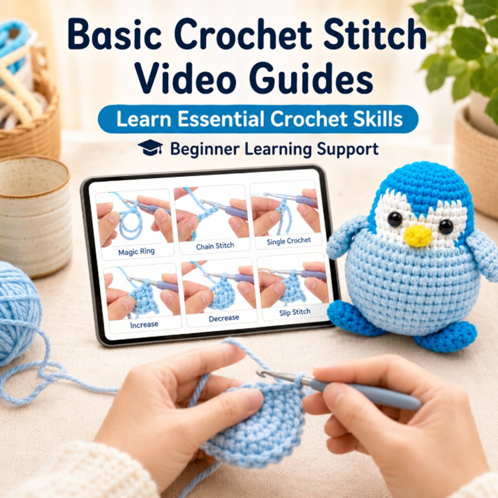 Penguin Crochet Kit for Beginners with Video Tutorials – TIKA
