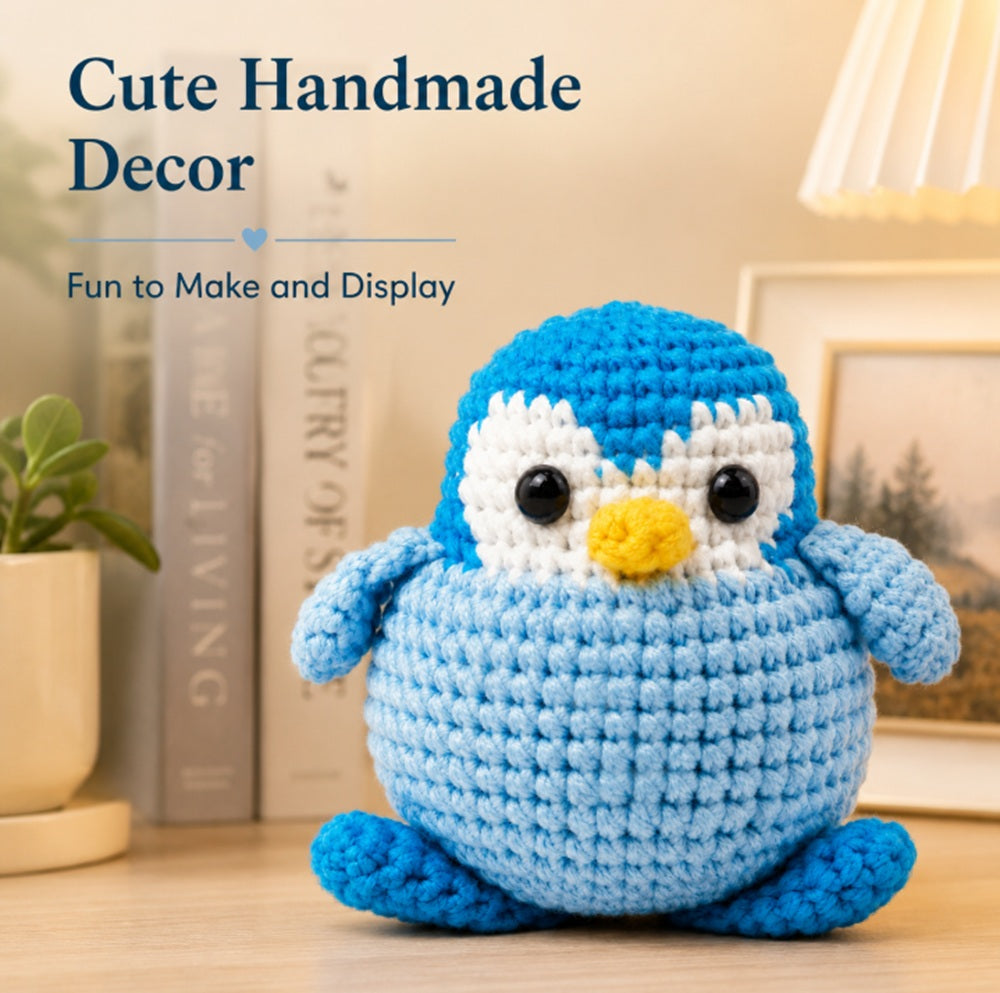 Penguin Crochet Kit for Beginners with Video Tutorials – TIKA