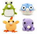 Animal Crochet Kit for Beginners, 4 Pack with Video Tutorial – TIKA