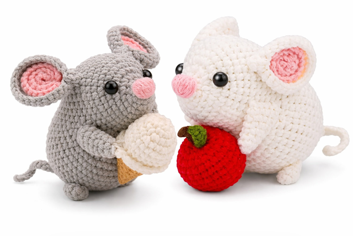 Hamster Family Crochet Kit for Beginners, 2 Pack with Video – TIKA