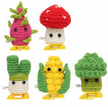 Vegetable Crochet Kit for Beginners, 5 Pack with Video Tutorial – TIKA