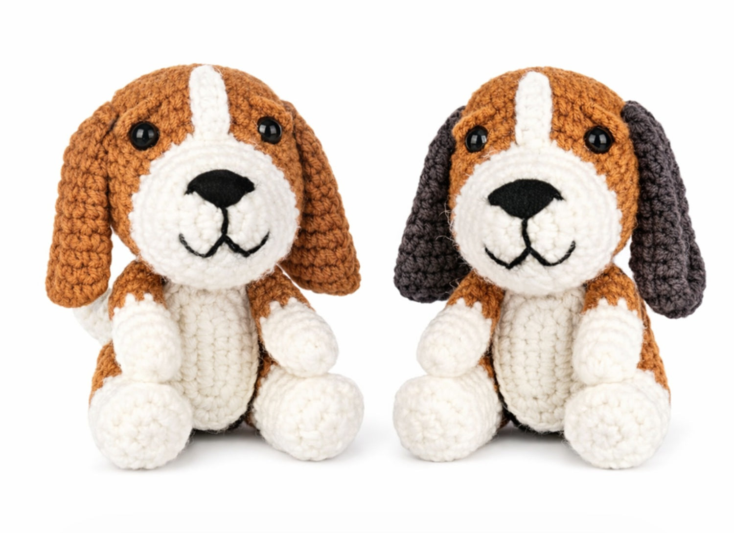 Beagle Crochet Kit for Beginners, 2 Pack with Video Tutorial – TIKA