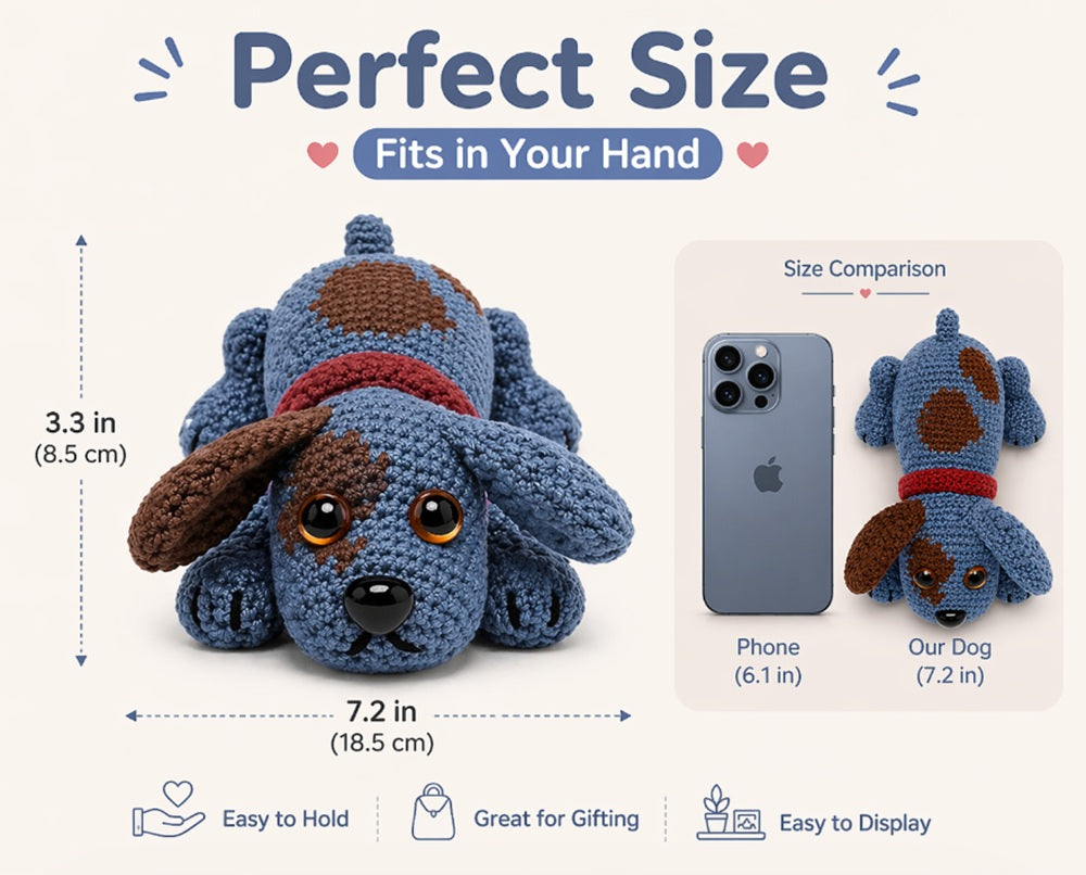 Dog Crochet Kit for Beginners with Video Tutorial – TIKA