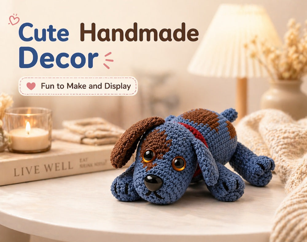 Dog Crochet Kit for Beginners with Video Tutorial – TIKA