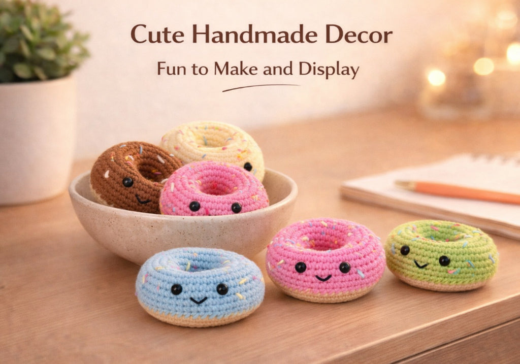Donut Crochet Kit for Beginners, 6 Pack with Video Tutorial – TIKA