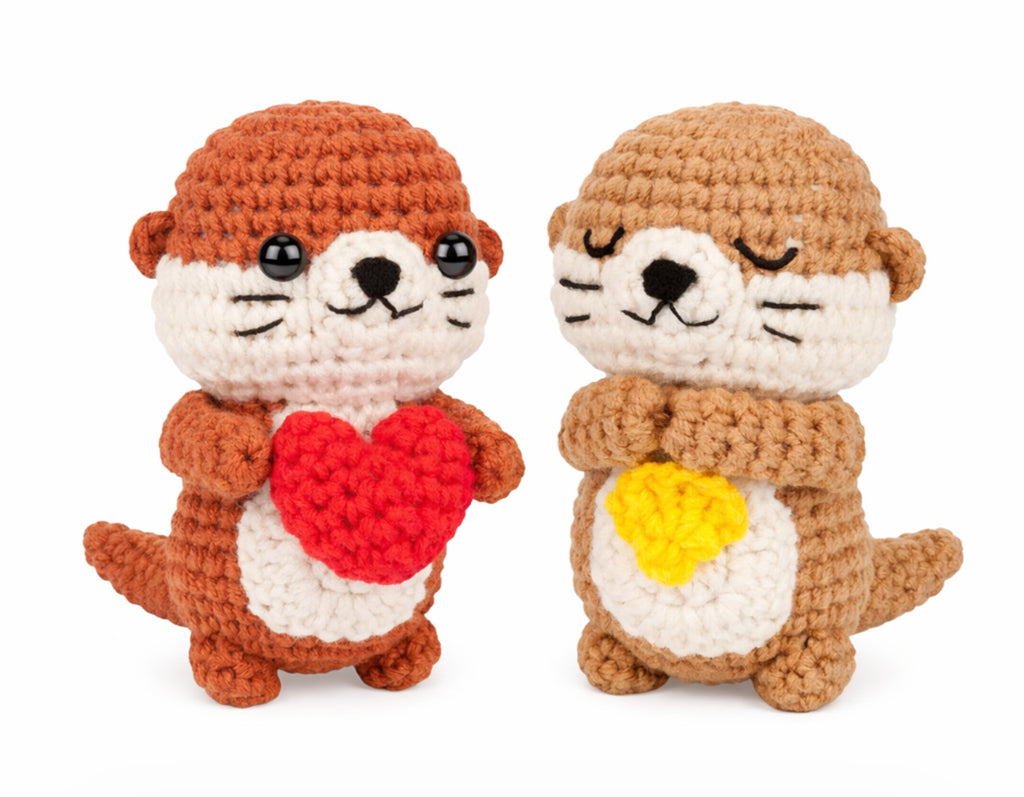 Otter Crochet Kit for Beginners, 2 Pack with Video Tutorial – TIKA