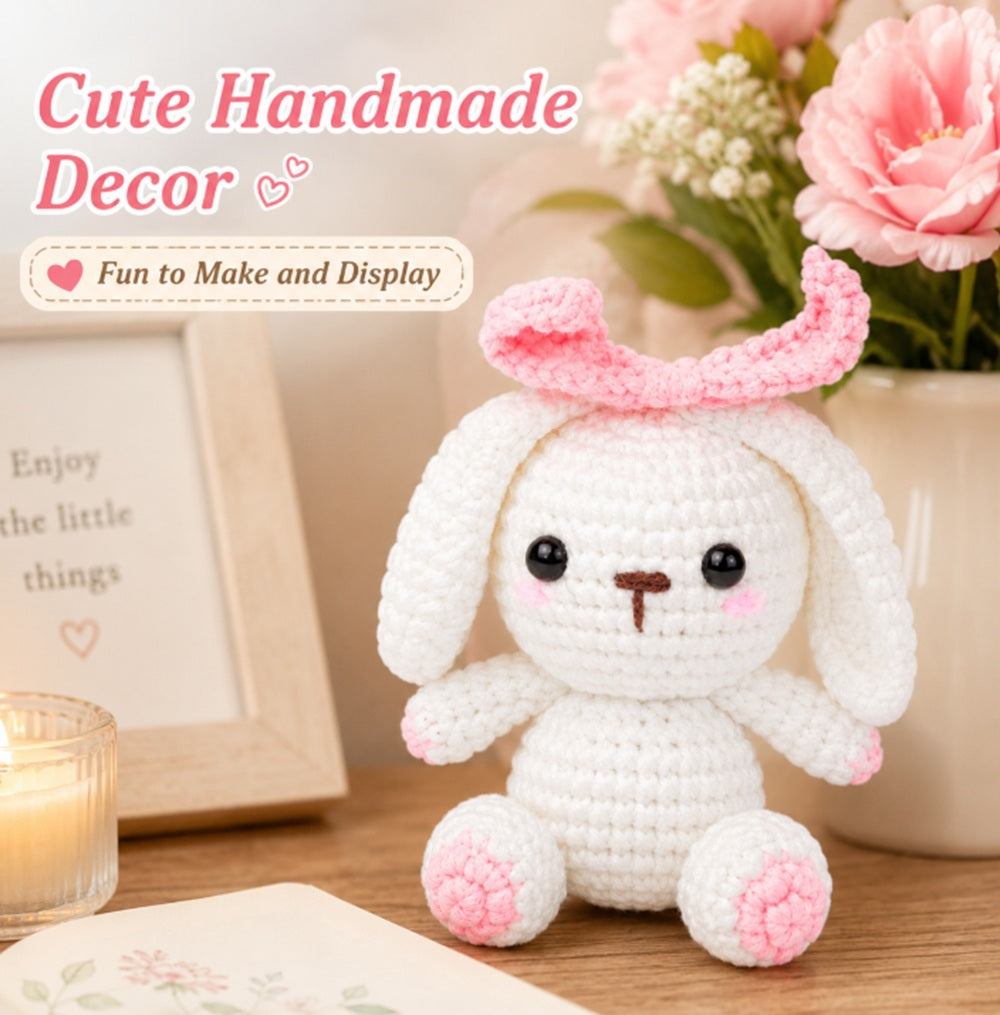 Bunny Crochet Kit for Beginners with Video Tutorials – TIKA