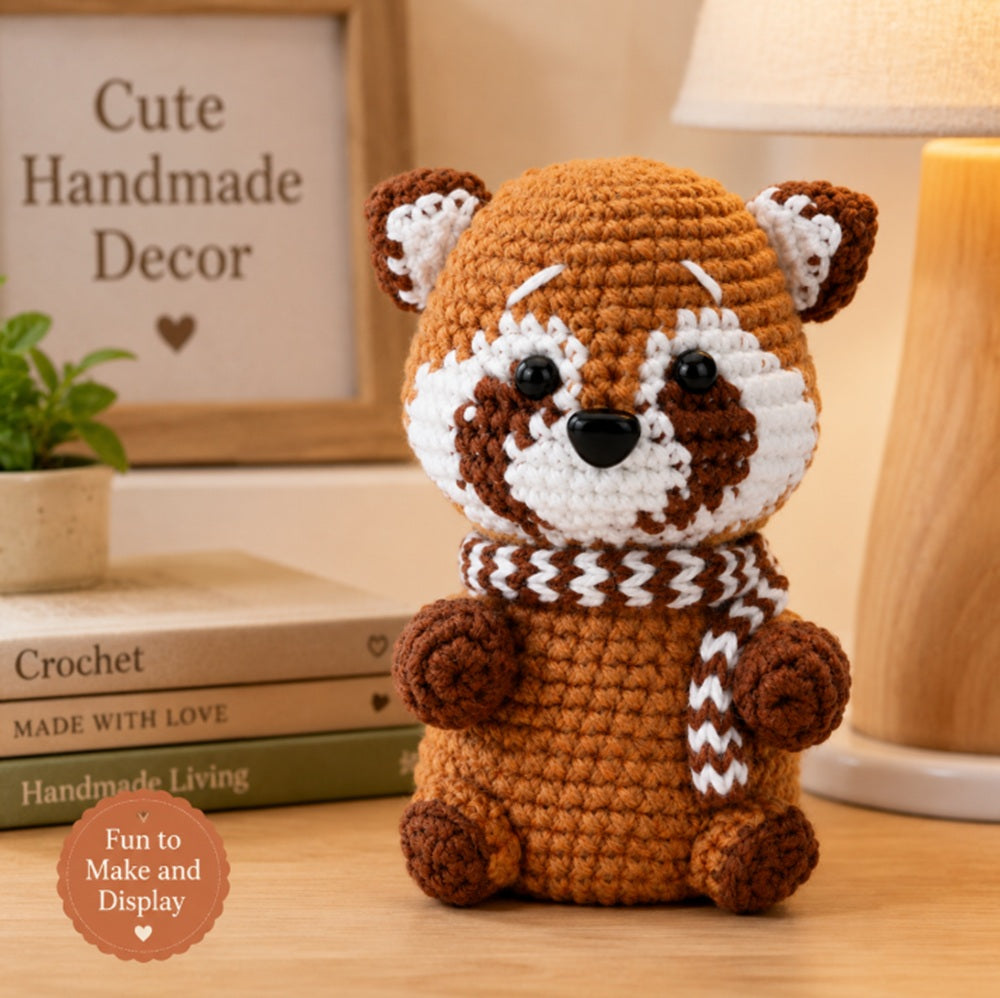 Raccoon Crochet Kit for Beginners with Video Tutorials – TIKA