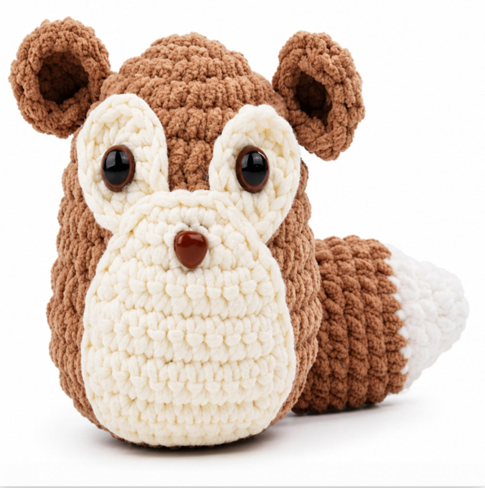 Squirrel Crochet Kit for Beginners with Video Tutorial – TIKA