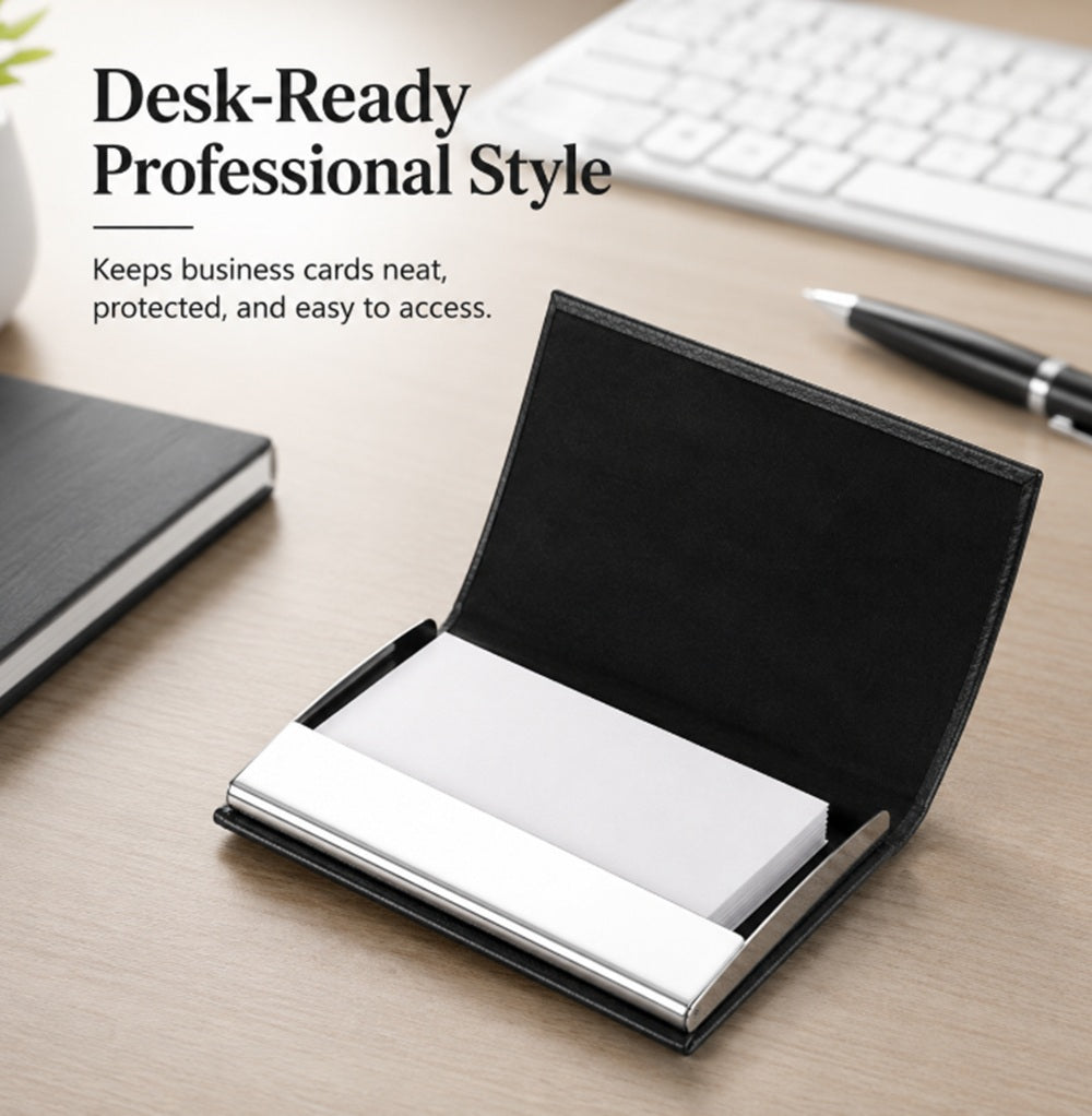 Slim PU Leather Card Holder Wallet | TIKA