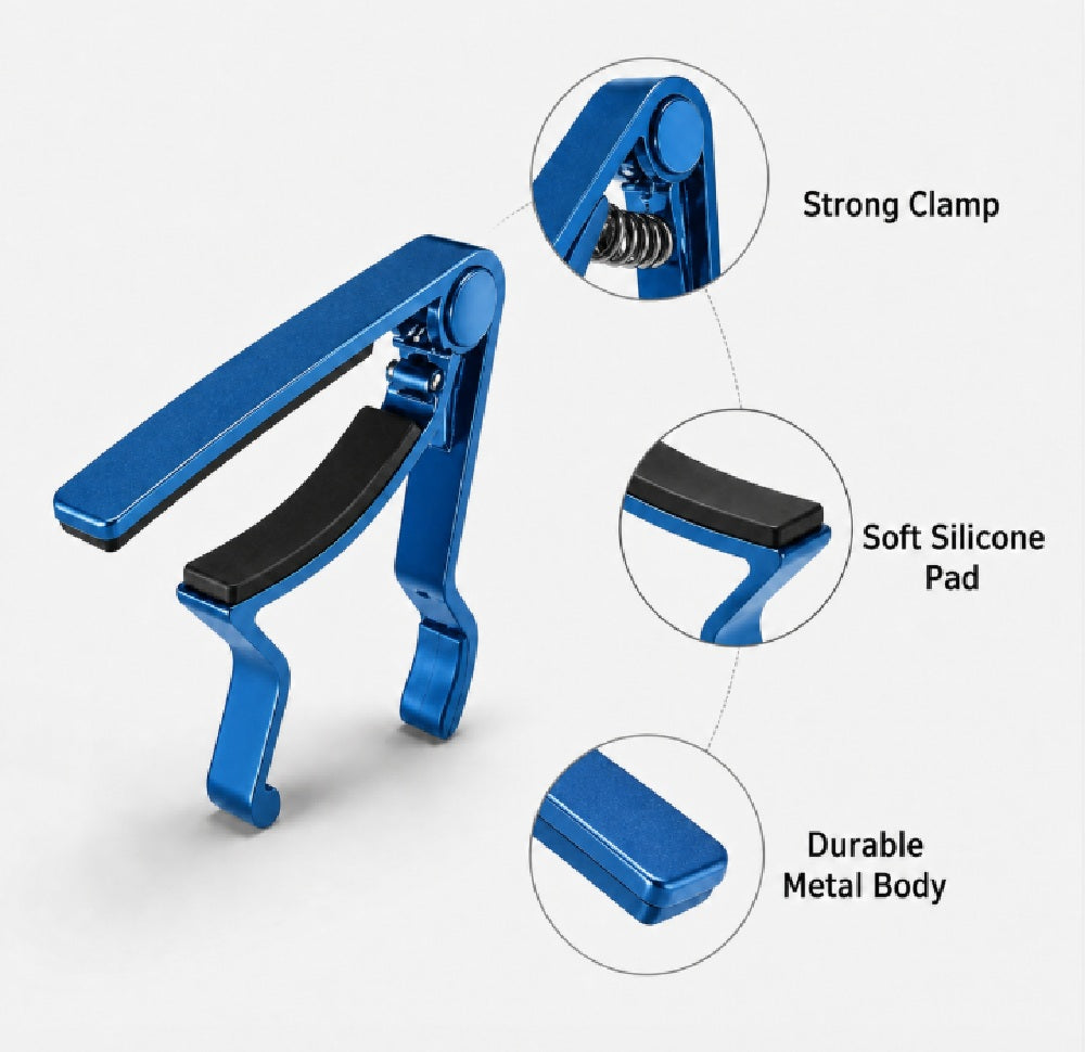 Quick-Change Guitar Capo for Acoustic & Electric Guitars | TIKA