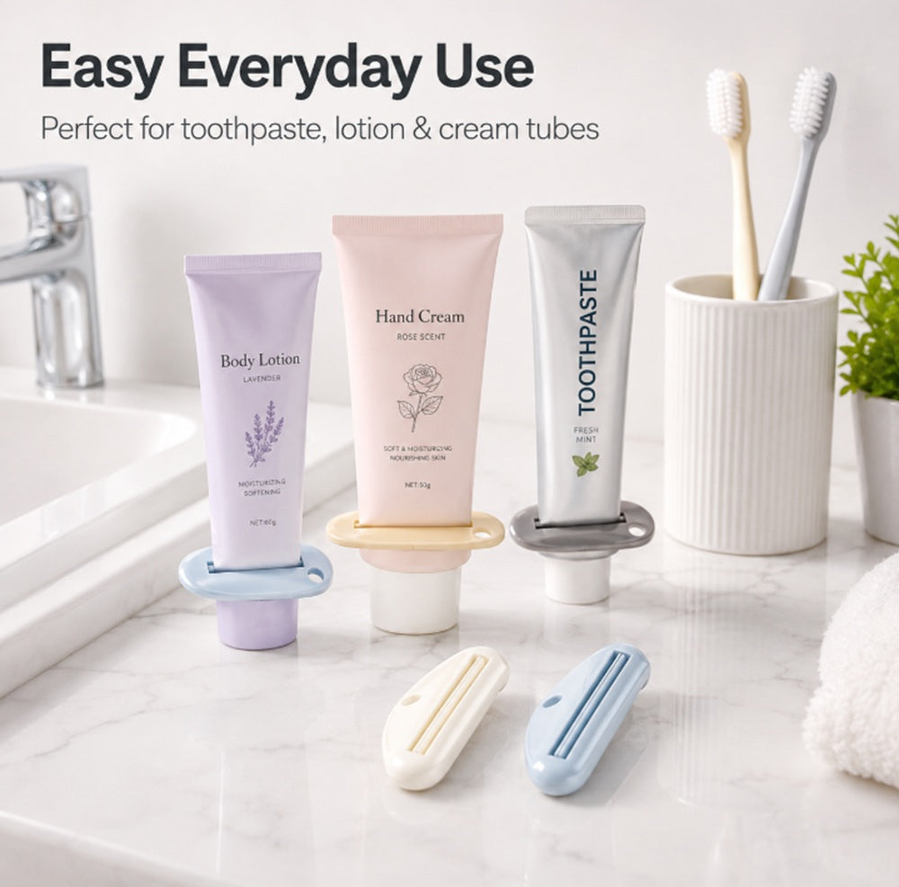 4-Pack Roller Toothpaste Tube Squeezers | TIKA