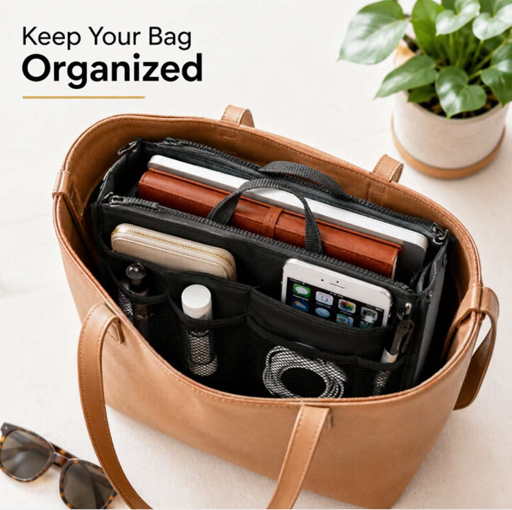 Women's Multi-Pocket Handbag Organizer Insert | TIKA