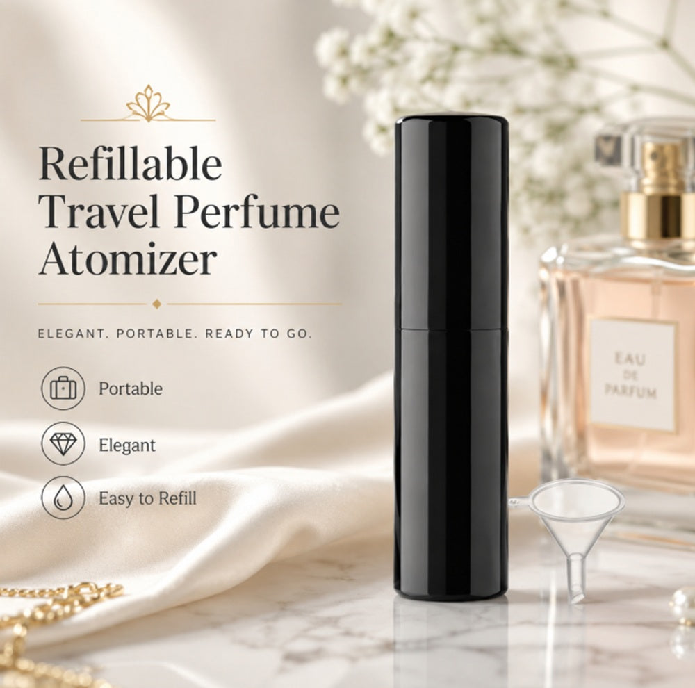 20ml Refillable Travel Perfume Atomizer with Funnel | TIKA