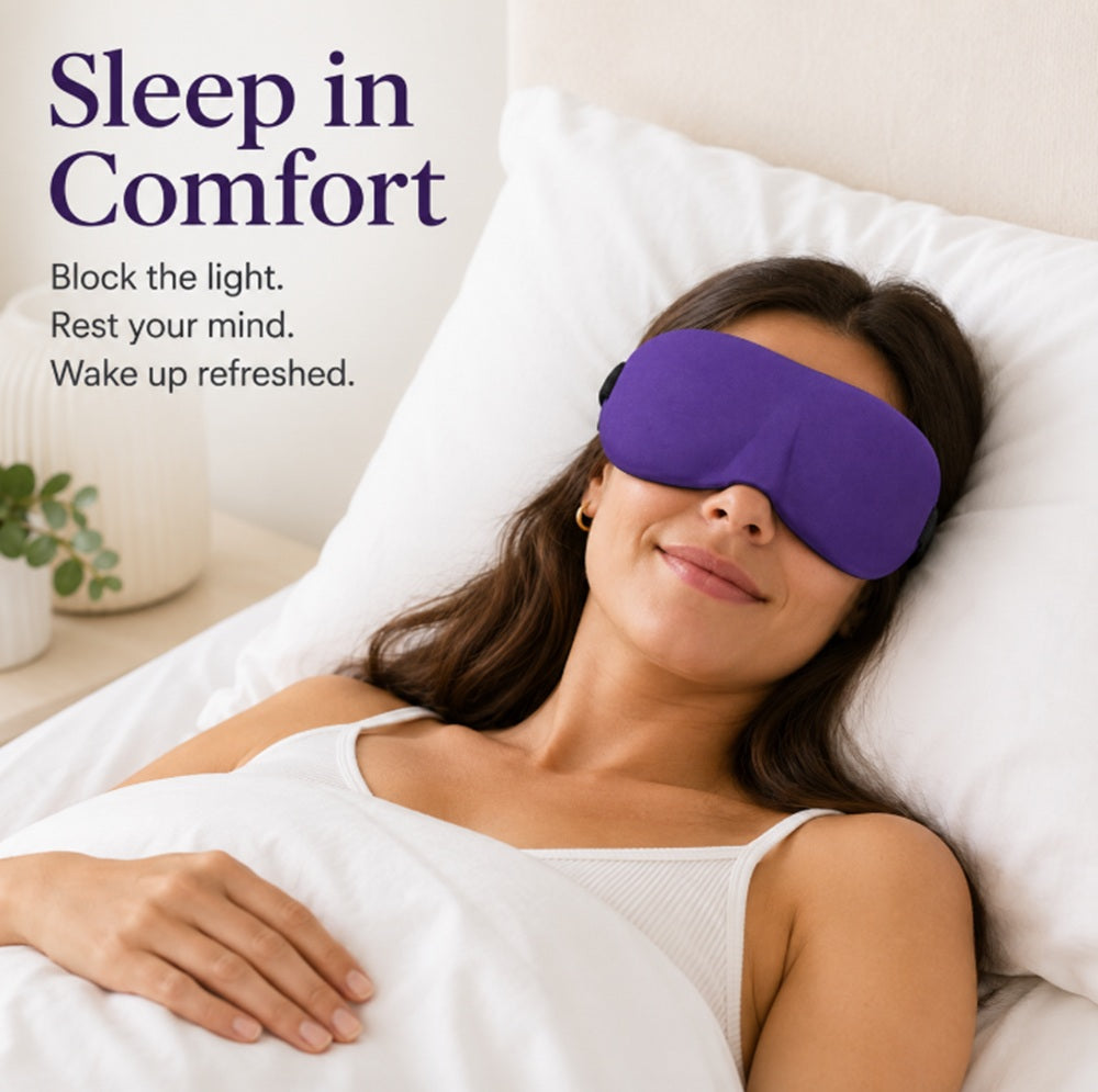 3D Contoured Light-Blocking Sleep Mask | TIKA
